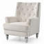 Chaise capitonnée, fauteuil élégant pour la maison