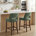 Light Green Seat/Brown Frame