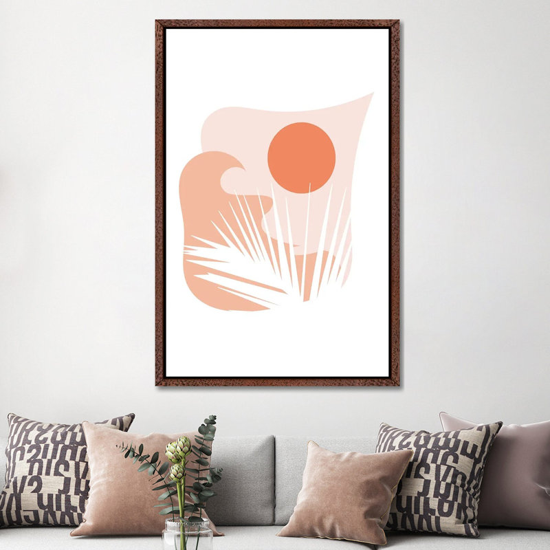 Peaceful Leaf by Kiki C Landon - Print on Canvas