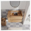Meuble-lavabo mural 30 po, tiroir à fermeture en douceur (seulement meuble-lavabo, sans lavabo)
