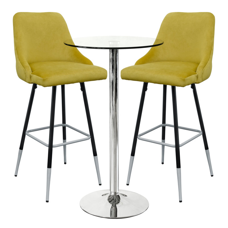 Fazeley 2 - Person Dining Set, Yellow