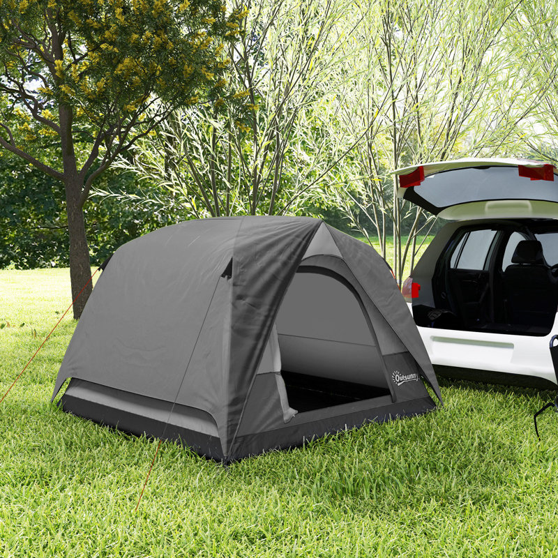 3 Person Tent, Dark Grey/Light Grey/White