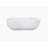Bathroom Vessel Sink With Pre-Drilled Drain Hole-125216428