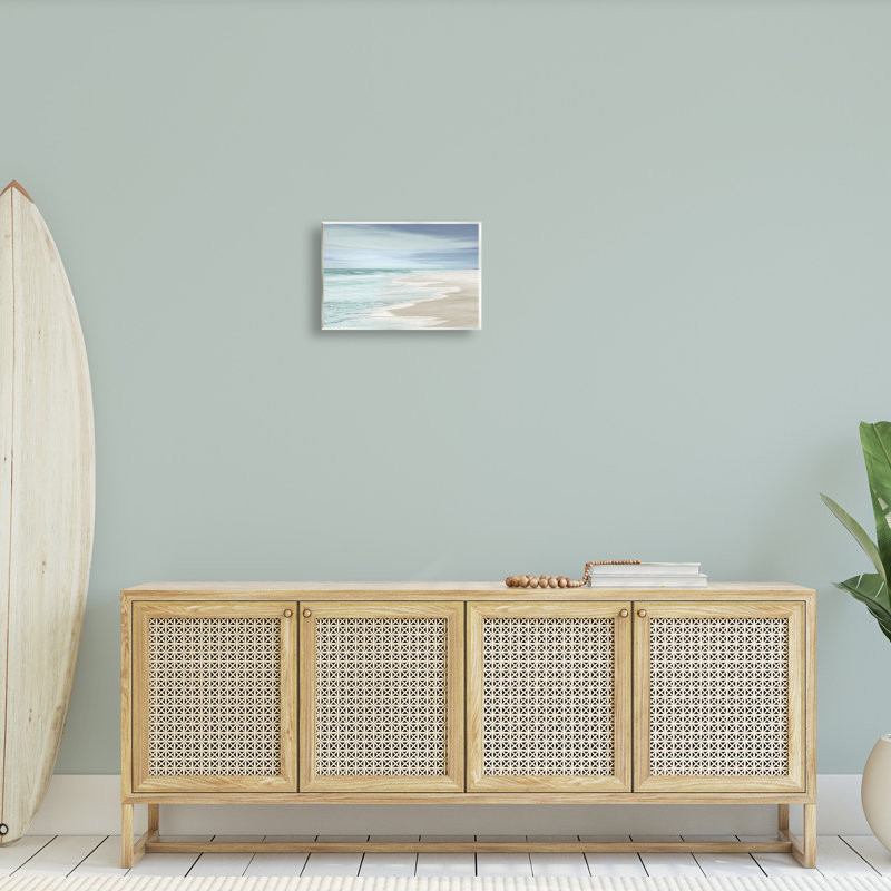«Stupell Industries Beach Foam Landscape», art mural sur toile par Maggie Olsen, H 10 po x l 15 po x P 0,5 po