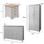 Maryhannah 2 Door Manufactured Wood Wardrobe-756404977
