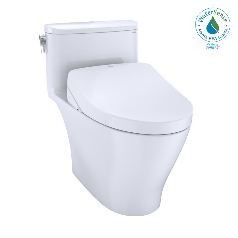 1.28 GPF Elongated One-Piece Toilet High Efficiency Flush (Seat Included)