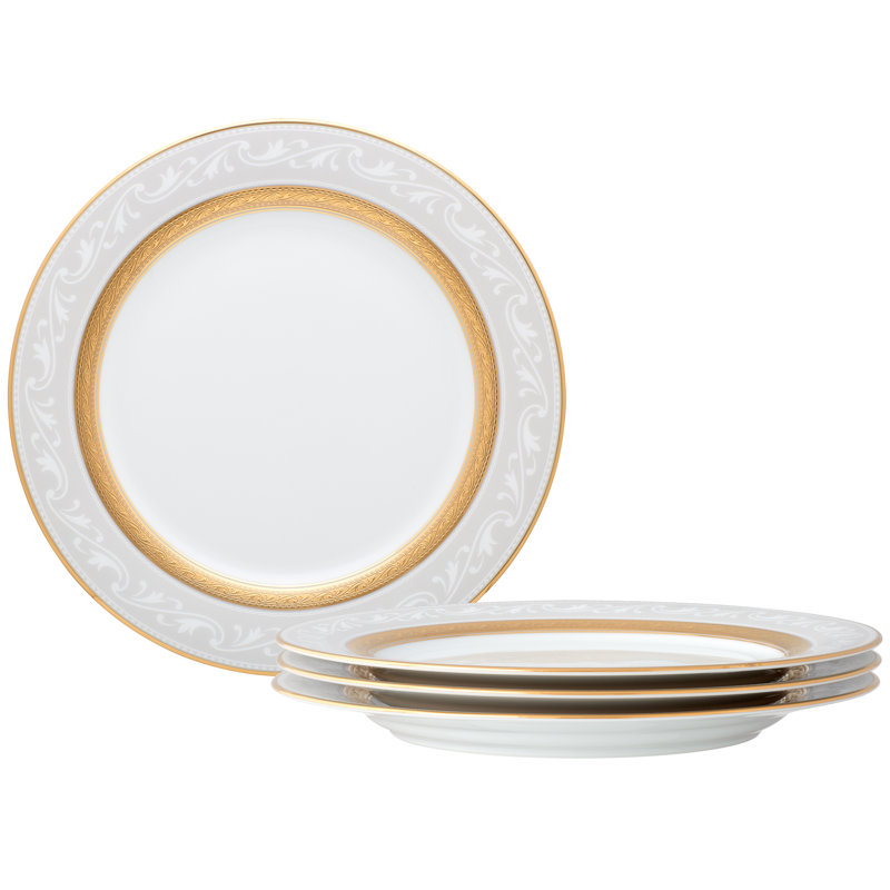 Noritake Crestwood Accent Plates, 9", Gold