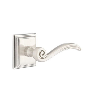 Emtek Passage Interior Mortise w/ Wilshire Rosette & Elan Lever