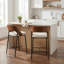 Tabouret de comptoir rembourré Devane-555924774