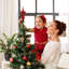 Décoration pour sommet de sapin étoile brillante-932054864