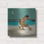 Art mural luxueux en métal «Perfect Shell» par A Tsoukanelis, 12 po x 12 po-200232331