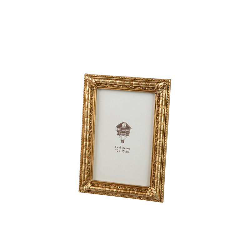 RESIN PHOTOFRAME, Gold, 13cm x 18cm