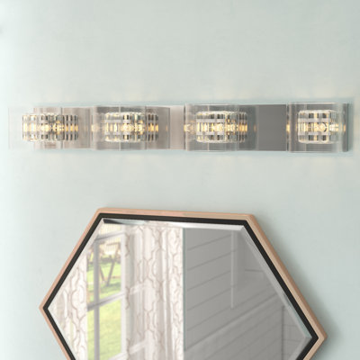 Barre d'éclairage de salle de bain 4 lumières Thorfred