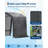 Heavy Duty Motorcycle Shed, Waterproof UV-Resistant Bike Tent, Ventilated Spacious 7x10FT Outdoor Storage Shelter-125292119