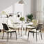 Ensemble de table de salle à manger 42,1 po avec 4 chaises modernes-609505426-609505421