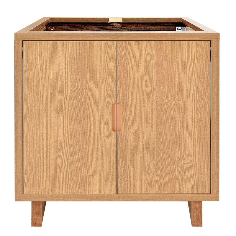 (Cabinet seulement) Base de meuble-lavabo avec 2 portes
