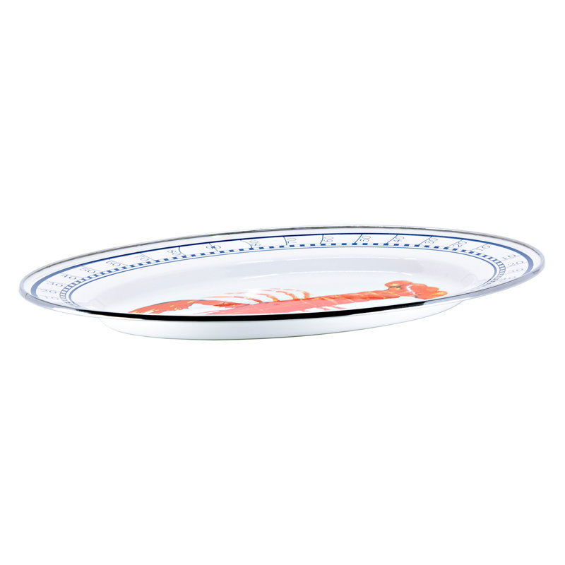 Lobster Enamelware Platter