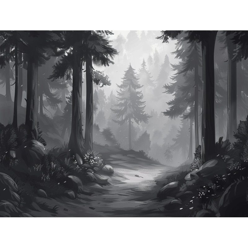 Forest Room Darkening Curtain Pair, 40" W x 54" L
