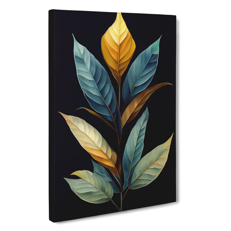 Unbelievable Leaves - Wall Art, Wrapped Canvas, 50cm H x 35cm W, No Matte