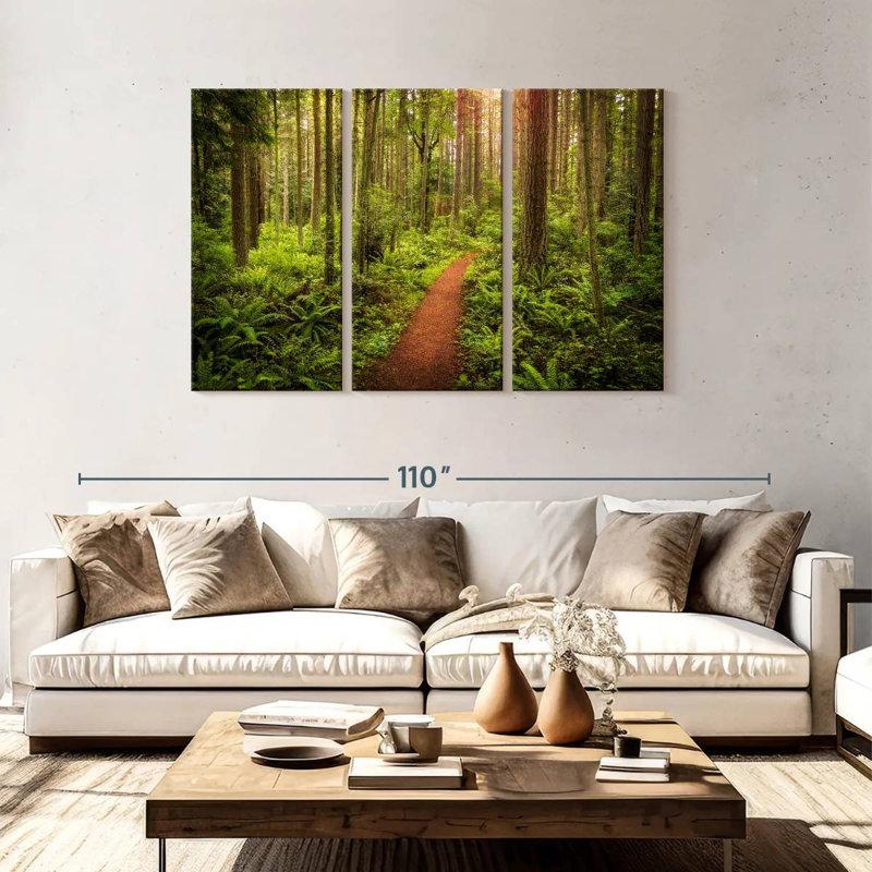 Alvord Washington Rainforest, H 48 po x l 74 po