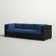 Ayomikun 96'' High-Density Polyethylene (HDPE) Wicker Outdoor Patio Sofa