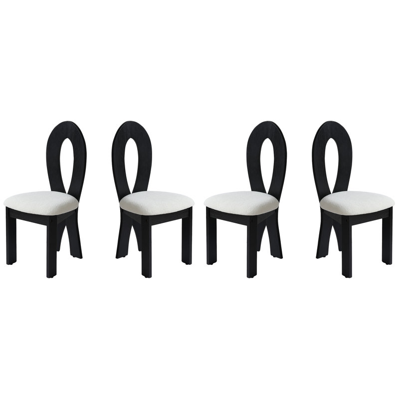 Chaises de salle à manger modernes en bois d'hévéa pour le salon, la salle à manger, le pub, le café et la cuisine