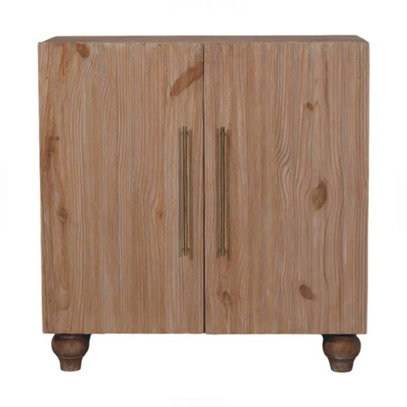 Solid Wood Sandgrain Pine & Mango Sideboard