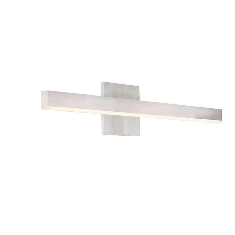 1 - Light Dimmable LED Bath Bar, Brushed Nickel, No