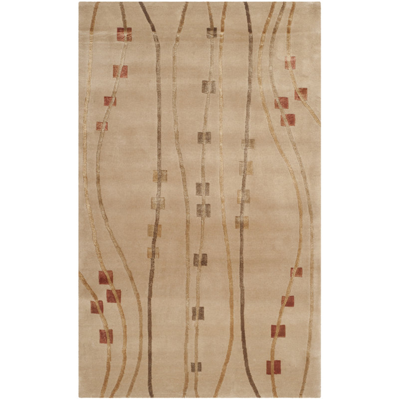 Tapis tibétain en soie / laine Kneiske
