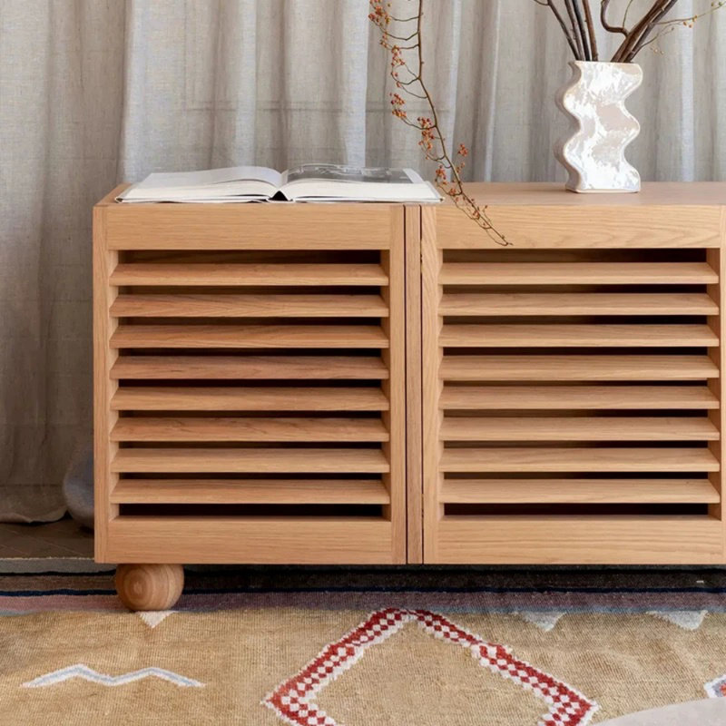 High-Quality Home Sideboard, Burlywood, 29.53" H x 86.61" W x 19.69" D