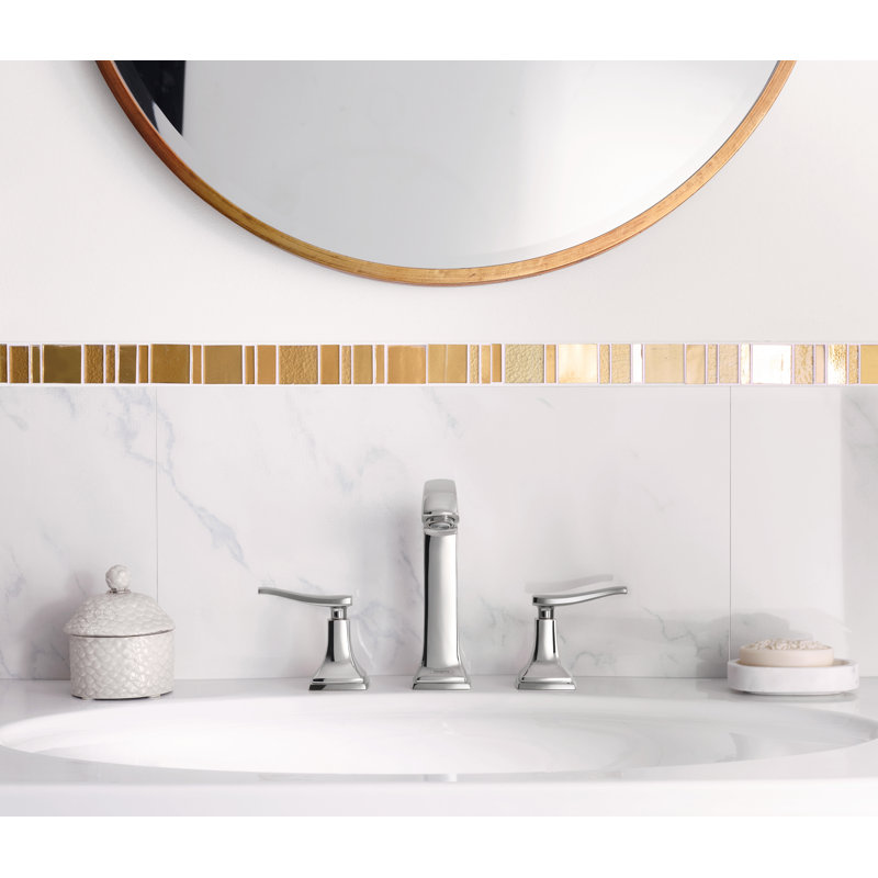 Metropol Classic Widespread Bathroom Faucet with Drain Assembly, Chrome