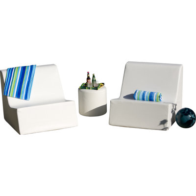 Check Outdoor 3 - Piece Conversation Set