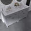 60" Modern Freestanding Bathroom Vanity Set With Double Vanities (Separate) With Double Ceramic Sinks-1541312361-1541312364