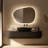 Dibbrun Frameless Lighted Bathroom Mirror-902978309-901436186