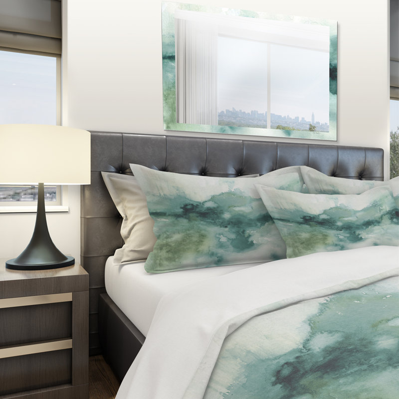 Lost in the Blue - Ensemble de housse de couette à motif abstrait - Microfibre de polyester