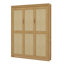 Lit plateforme escamotable pliable dans une armoire, lit escamotable en rotin-2045457291-2029407429