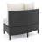 5 Pieces Outdoor Sectional Sofa Set-1605414539