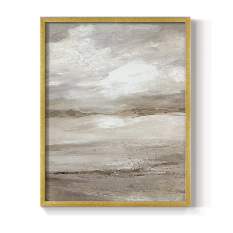 «Neutral Dunes», reproduction encadrée - bois massif, H 30 po x l 24 po, Doré