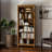 Classic Shaker Style Solid Wood Bookcase-1175095425-1174911235