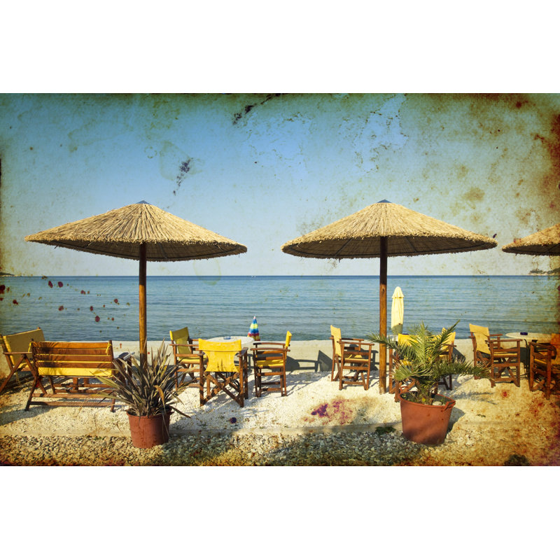 Beach View - Wrapped Canvas Print, 30cm H x 46cm W x 3.8cm D