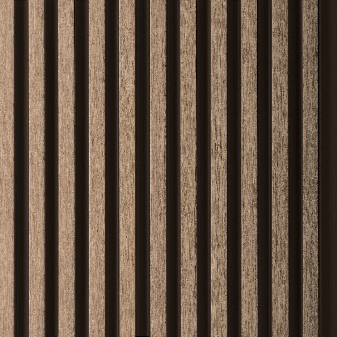 Medium Slats 112" L x 9.5" W x 0.5" D Polystyrene Glue-up Wood Slat Walls 73.5 sq.ft. (Set of 10) FromPlainToBeautifulInHours 