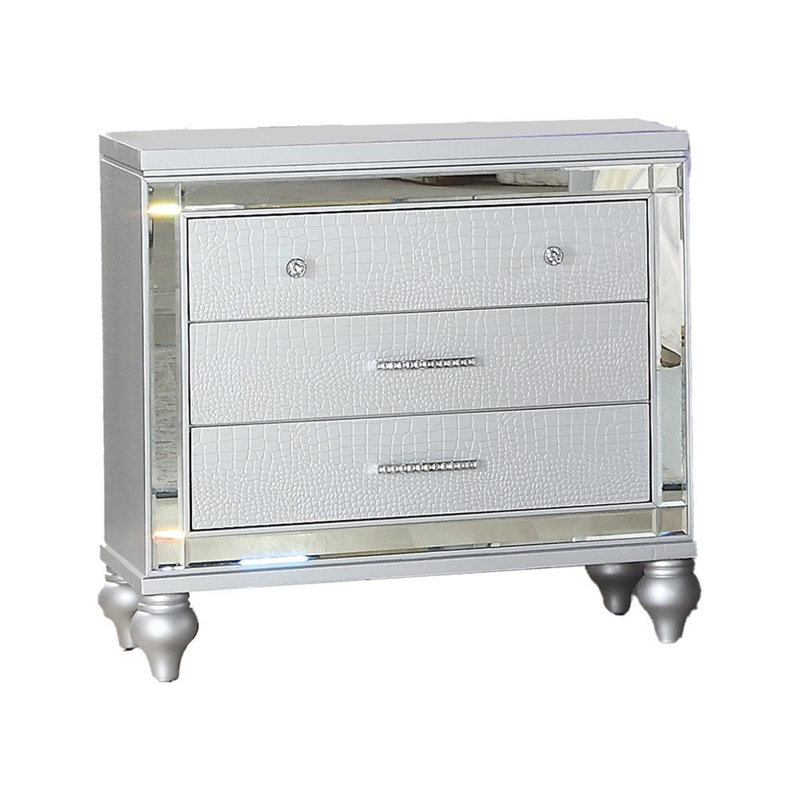 Table de chevet 3 tiroirs Sterling