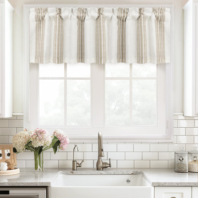 Akhill Striped Tailored Window Valance