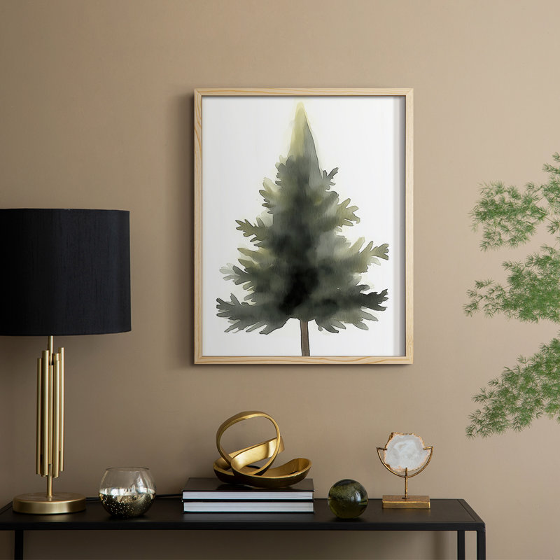 «Christmas Holiday Art» DCCCLxxxi, reproduction d'art encadrée - bois massif, Naturel, H 15 po x l 12 po
