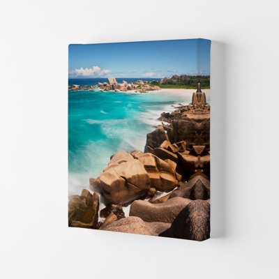 Secret Beach Portrait 1 Piece Wall Art on Canvas