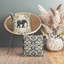 Oreiller en faux suède Moonbeam Elephant-111762225-111762223