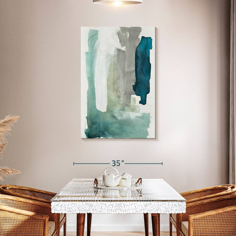 Avery Turquoise Seaglass I, 45" H x 30" W