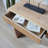 Rustic Wooden Console Table with Drawer