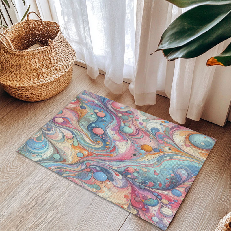Tapis tressé Enchanted Strokes, Rectangulaire 3 pi x 5 pi