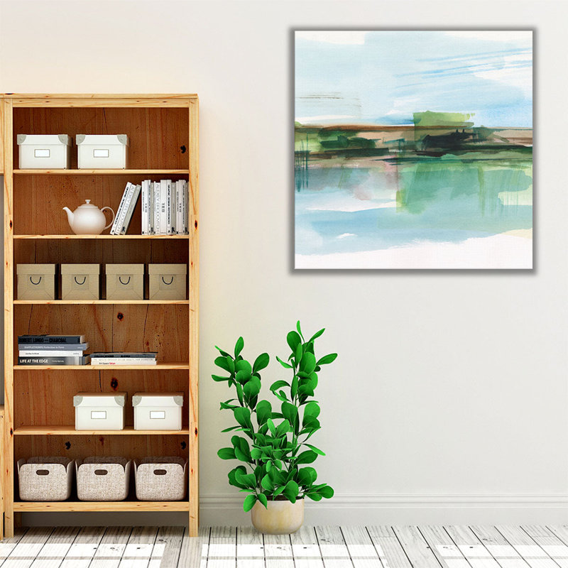 Wet Season II - reproduction d'art sur toile, H 12 po x l 12 po